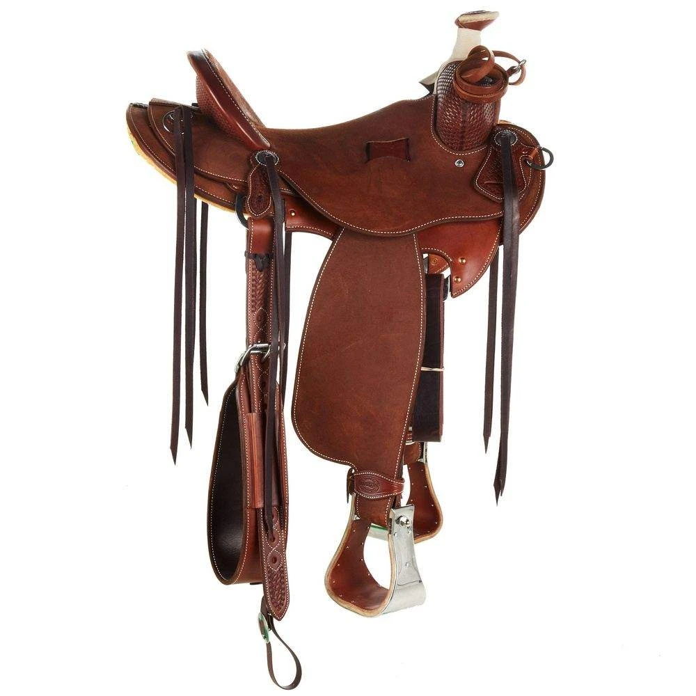Martin Saddlery Chestnut 1/8 Breed Mini Basket Rancher 4 Martin Saddlery Chestnut 1/8 Breed Mini Basket Rancher - Image 2