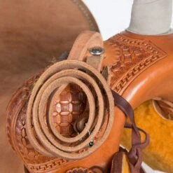 Martin Saddlery Martin Saddlery Rancher 1/2 Breed Waffle Stamped W/ San Carlos W/ Pencil Roll -NRS || STANCE || Classic Shop NRS 64NWF detail2