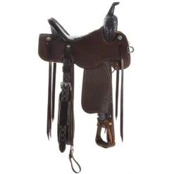 Martin Saddlery 1/8 Breed Chocolate Wyoming Flower BTR Barrel Saddle -NRS || STANCE || Classic Shop NRS 66 8239 02