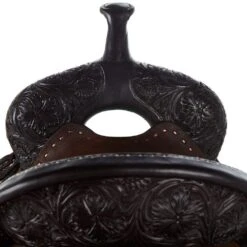 Martin Saddlery 1/8 Breed Chocolate Wyoming Flower BTR Barrel Saddle -NRS || STANCE || Classic Shop NRS 66 8239 03