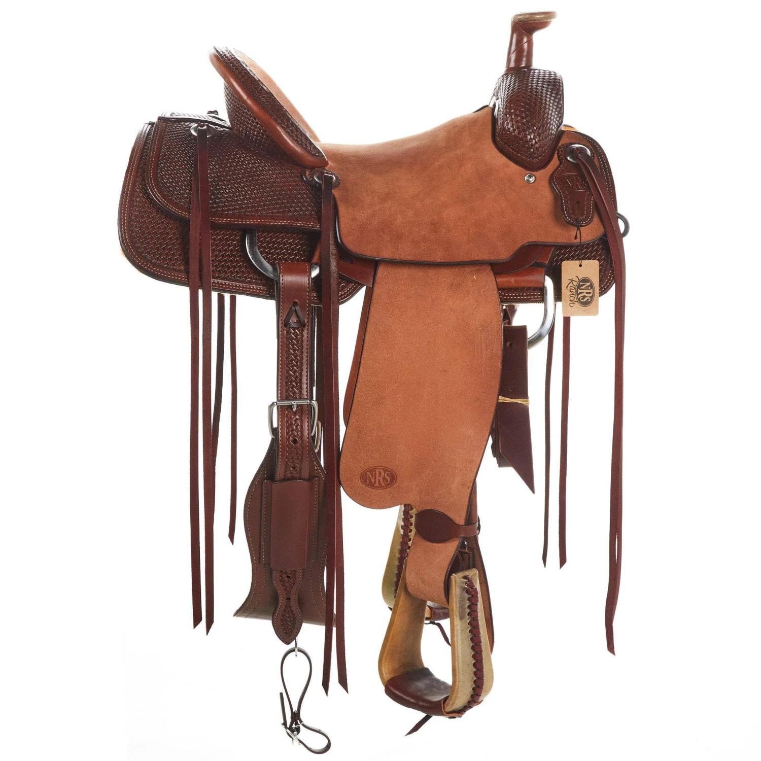 Reinsman Heavy Oil 1/2 Breed Mini Basket Stamp Team Roper 4 Reinsman Heavy Oil 1/2 Breed Mini Basket Stamp Team Roper - Image 2