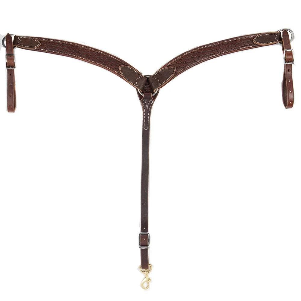 Martin Saddlery 1 3/4in Chocolate Twisted Wire Breast Collar 4 Martin Saddlery 1 3/4in Chocolate Twisted Wire Breast Collar - Image 2