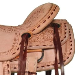 NRS Kids Rough Out With Buckstitch Ranch Saddle -NRS || STANCE || Classic Shop RK019 3