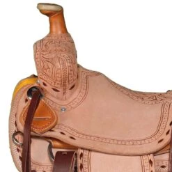NRS Kids Rough Out With Buckstitch Ranch Saddle -NRS || STANCE || Classic Shop RK019 4