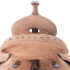 Tough 1 Branson 10in. Youth Roughout Barrel Saddle With Buckstitch -NRS || STANCE || Classic Shop RK2970 31