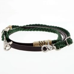 Cashel Company Adjustable Leather And Braided Rope Reins With Rawhide Accents 12 Cashel Company Adjustable Leather And Braided Rope Reins With Rawhide Accents -NRS || STANCE || Classic Shop SA RA8GR 01