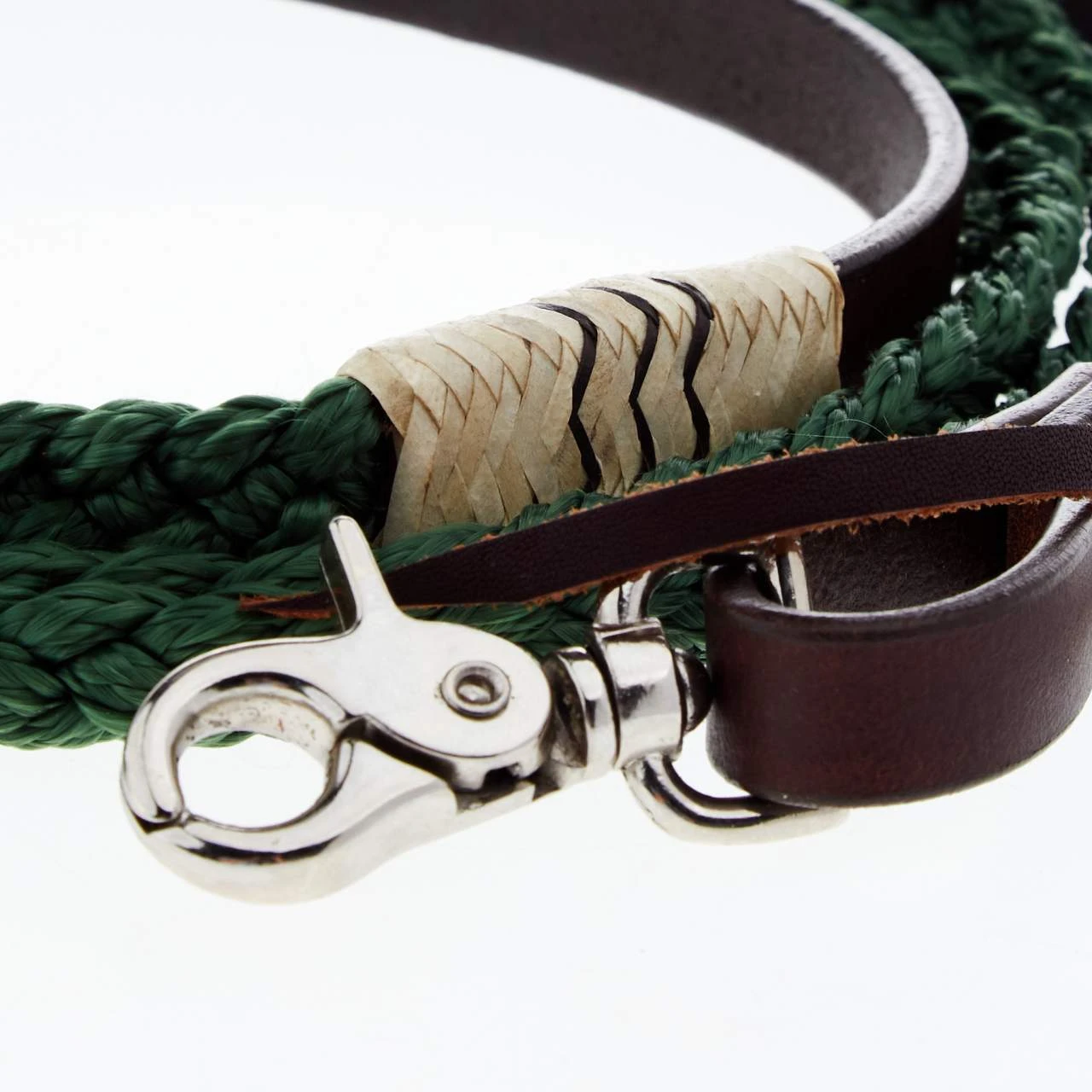 Cashel Company Adjustable Leather And Braided Rope Reins With Rawhide Accents 9 Cashel Company Adjustable Leather And Braided Rope Reins With Rawhide Accents - Image 7