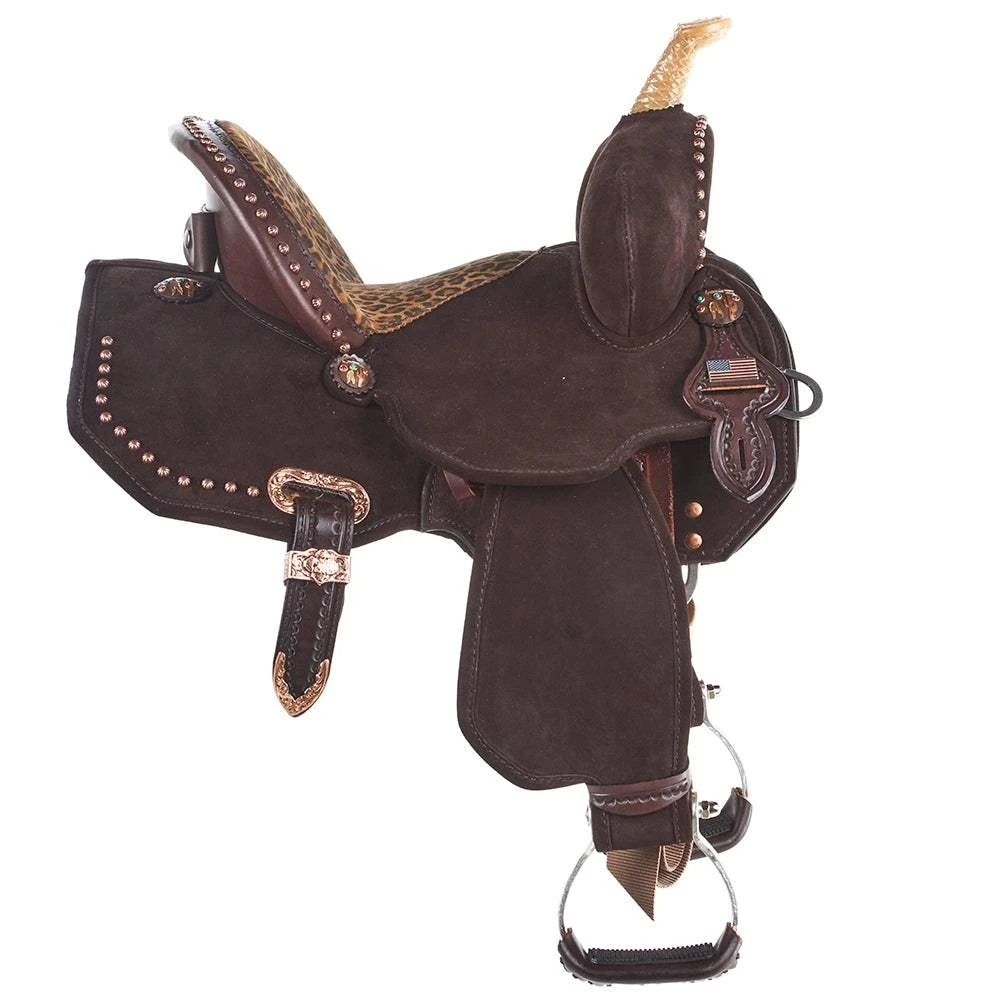Circle Y Saddlery Josey Mitchell Lightweight Lightspeed 12 Inch Barrel Saddle 4 Circle Y Saddlery Josey Mitchell Lightweight Lightspeed 12 Inch Barrel Saddle - Image 2
