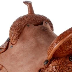 Tomahawk 1/2 Breed Rose Floral Barrel Saddle -NRS || STANCE || Classic Shop TH 014 03