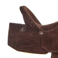 Tomahawk Chocolate Roughout 13 1/2 Inch Lightweight Barrel Saddle -NRS || STANCE || Classic Shop TH AL001135 4