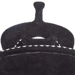 Tomahawk Black Roughout 14 Inch Lightweight Barrel Saddle With Buckstitch -NRS || STANCE || Classic Shop TH BAL00614W45 2