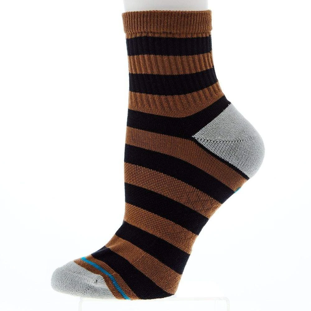 Stance Women's Anything QTR BlackBrown Socks 4 Stance Women's Anything QTR BlackBrown Socks - Image 2