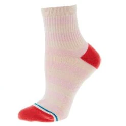 Stance Women's Anything QTR Peach Socks -NRS || STANCE || Classic Shop W356B23ANY PEA 03