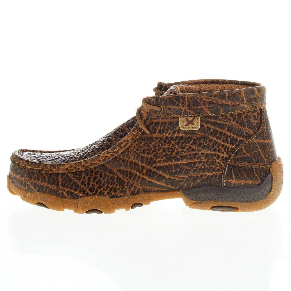 Twisted X Kids Golden Elephant Print Chukka Driving Moc 5 Twisted X Kids Golden Elephant Print Chukka Driving Moc - Image 3