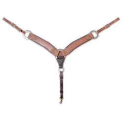 Martin Saddlery 2-3/4 Inch Harness Leather Breast Collar W/Latigo Border -NRS || STANCE || Classic Shop bcw234bh 1