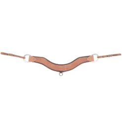 Martin Saddlery 3in Harness Leather Steer Roper Breast Collar -NRS || STANCE || Classic Shop bcw3srh 1
