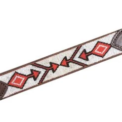 Cashel Company White/Red Beaded Breast Collar -NRS || STANCE || Classic Shop sa bc192bd whrd 2